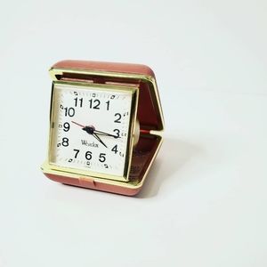 Vintage Westclox Folding Travel Alarm Clock